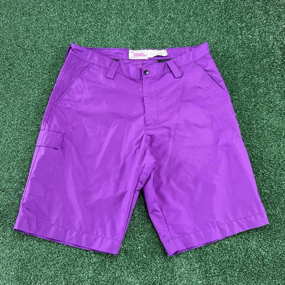 J. Lindeberg Shorts Men's Future Sports Golf Size 34 Purple